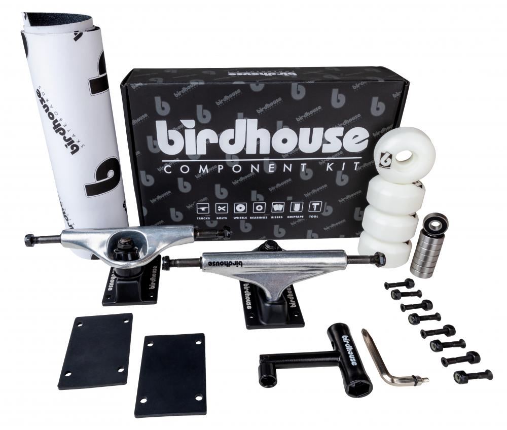 Birdhouse Component Kit 5.25 Silver/Black (Ideal for 7.75" - 8.25")