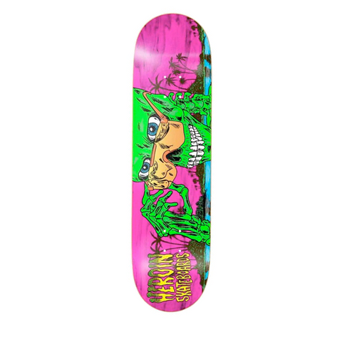 Heroin Skateboards Dalton Dern Skeleton Deck 8.5"