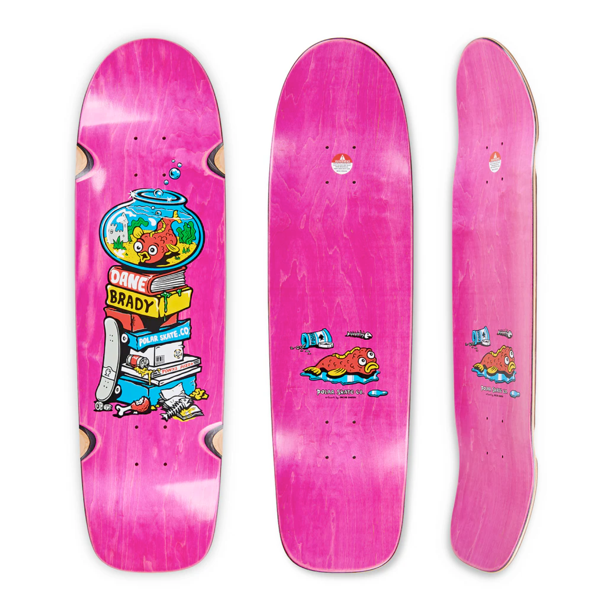 Polar Skate Co Dane Brady Fish Bowl Wheel Wells 8.75"
