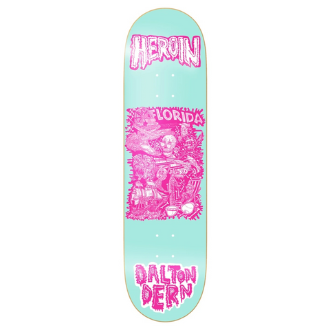Heroin Skateboards Dalton Dern Allegory Of Fear 8.5"