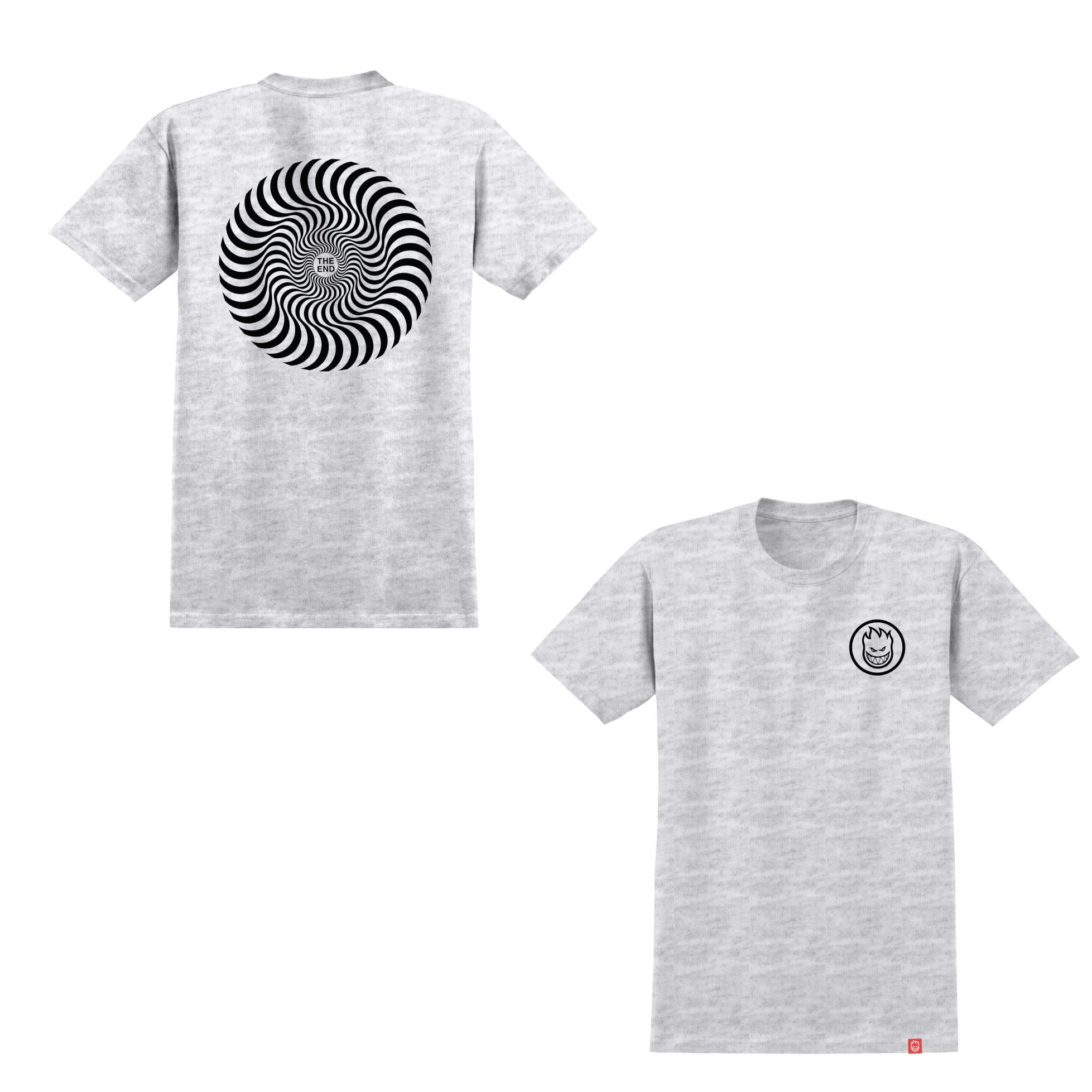 Spitfire Wheels Classic Swirl Ash/Black T-Shirt