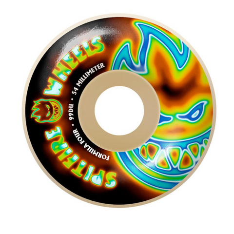 Spitfire Formula Four Wheels Radioactive Bighead 99a Natural 54MM