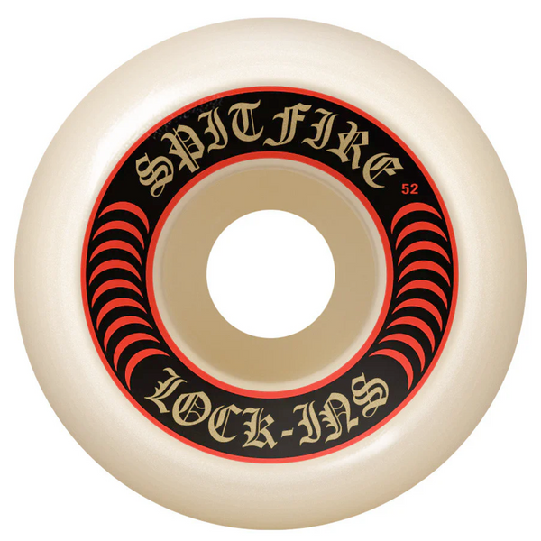 Spitfire Formula Four Wheels Lock Ins 101DU Natural 53MM