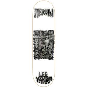 Heroin Skateboards Lee Yankou Allegory Of Fear 8.25"