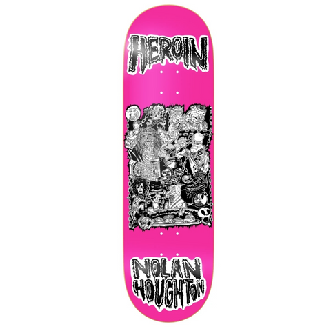 Heroin Skateboards Nolan Houghton Allegory Of Fear 9.5"