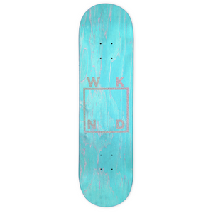 WKND Skateboards Glitter Logo On Veneer Deck 8.25" (Various Stains)