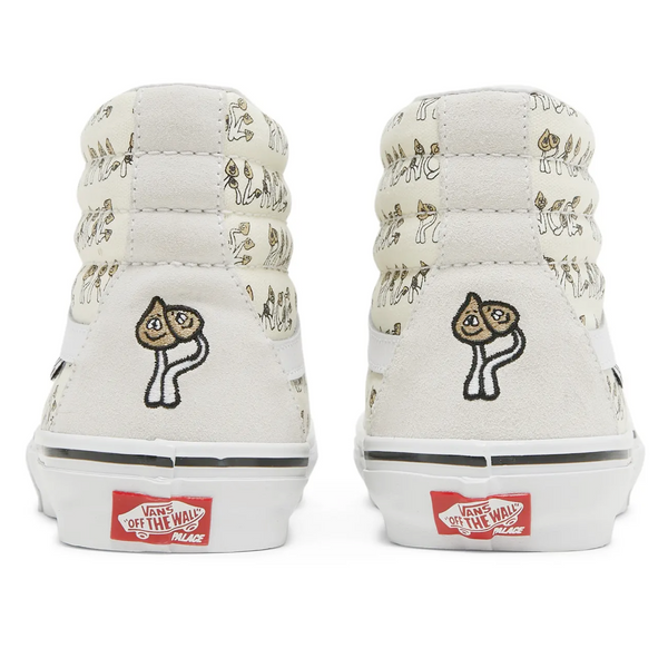 Palace Skateboards x Vans Sk8-Hi 'Mushrooms - Marshmallow' UK10