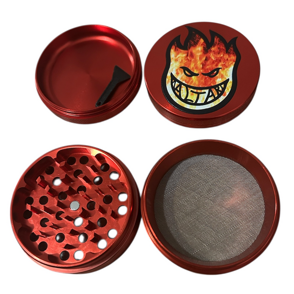 Altar Skateboards Fire Herb Grinder Pink