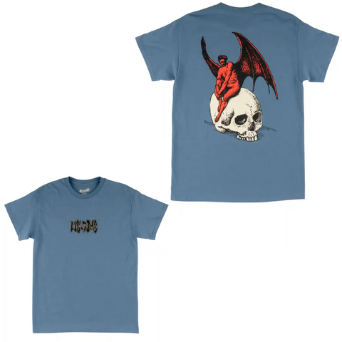 Welcome Skateboards Nephilim Printed Tee Indigo