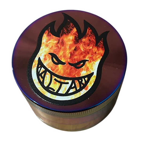 Altar Skateboards Fire Herb Grinder Irridecent
