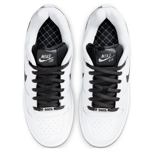 Nike SB Paul Rodriguez Zoom Air Low Shoes White/Black-White-Clear UK10