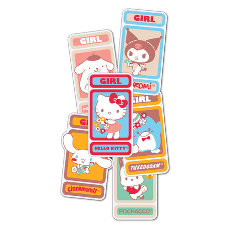 Girl Skateboards Hello Kitty and Friends Team Kitty Stickers