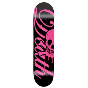 Death Skateboards Death Script Black/Pink Deck 8.25"