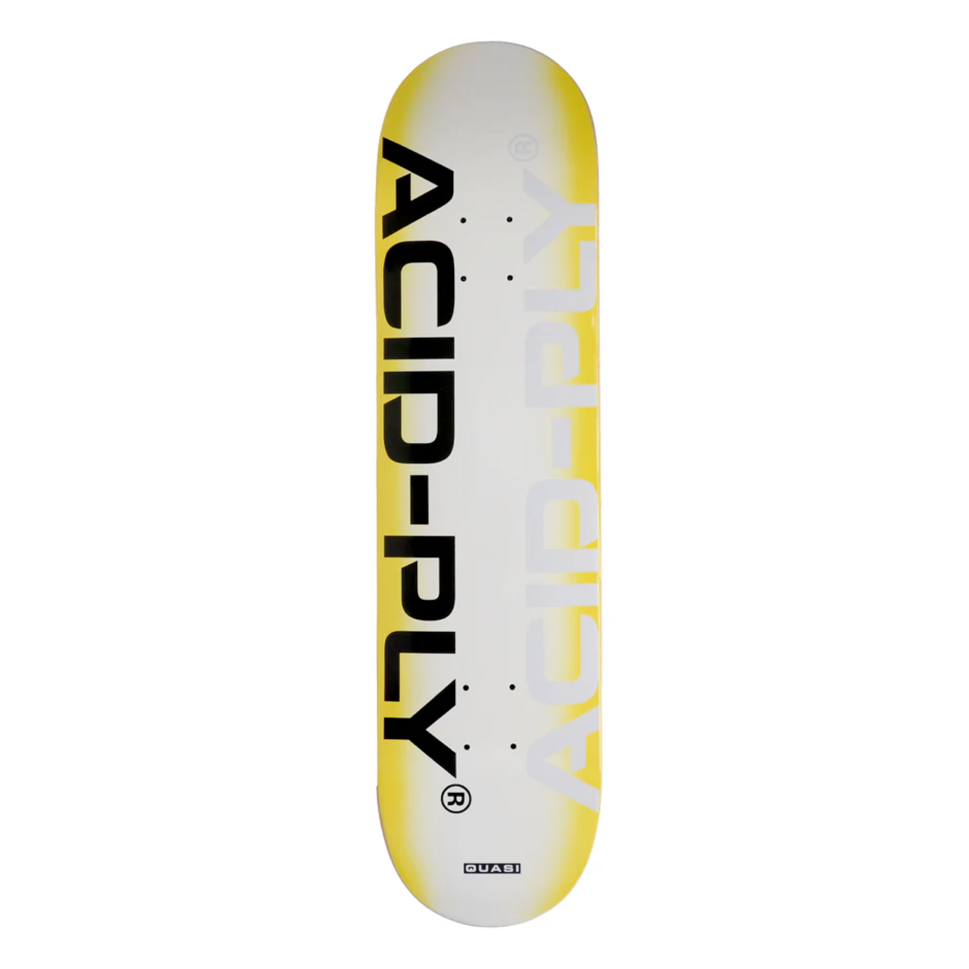 Quasi Skateboards Technology One Deck (Yellow) 8"