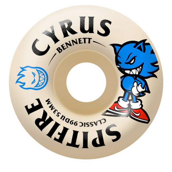 Spitfire Wheels Formula Four 99 Classic Bennett Burn Squad Natural 53MM