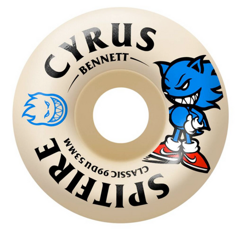 Spitfire Wheels Formula Four 99 Classic Bennett Burn Squad Natural 53MM