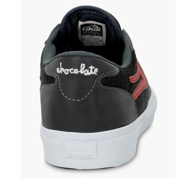 Lakai x Chocolate Flaco 2 Skate Shoes Black/Red