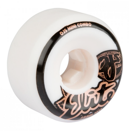OJ Elite Wheels Elite Mini Combo 101a White 58MM