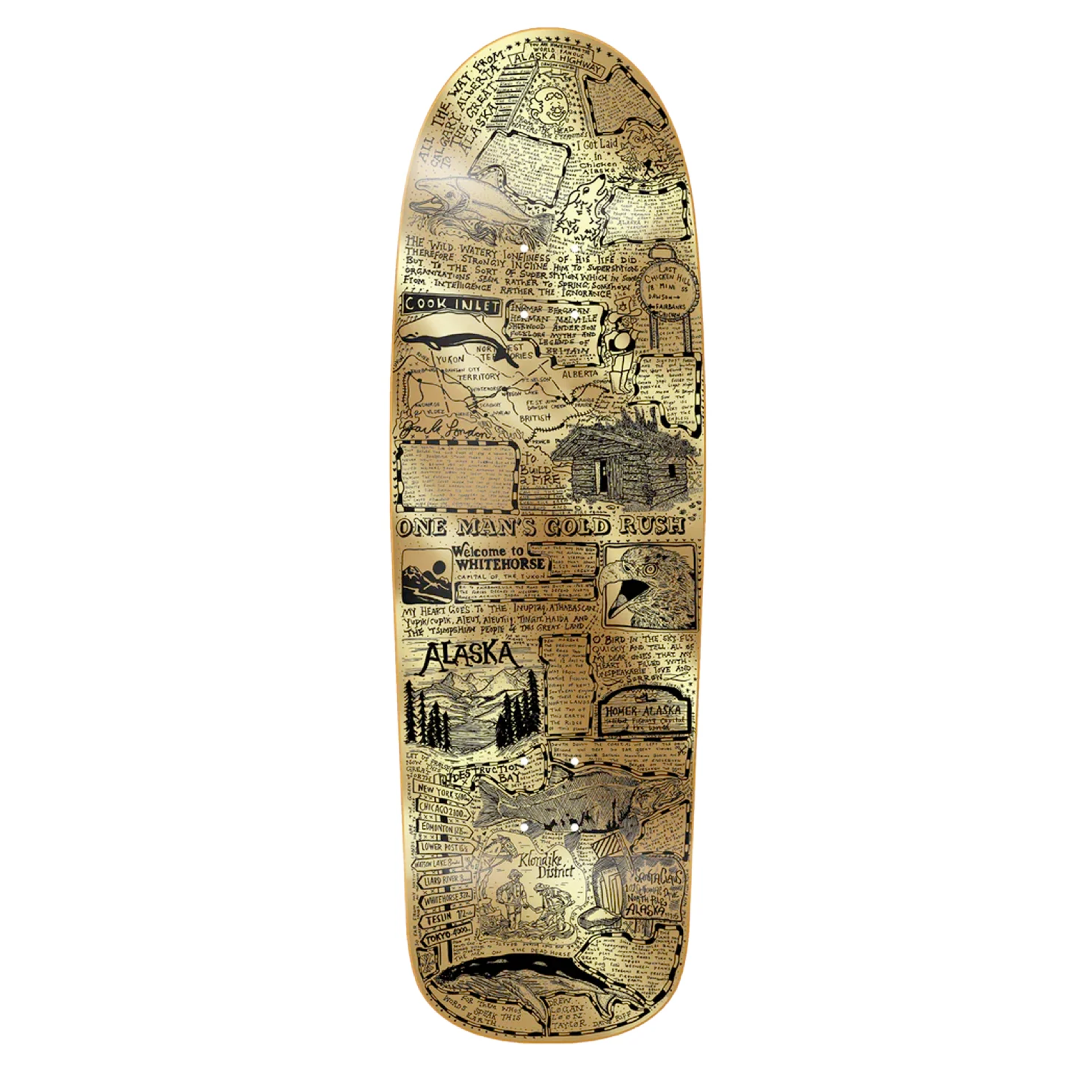 Heroin Skateboards Craig "Questions" Scott Goldrush 10”