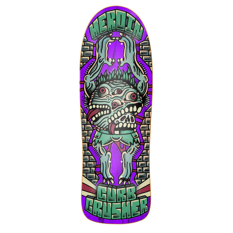Heroin Skateboards Curb Crusher x Crawe 10.25"
