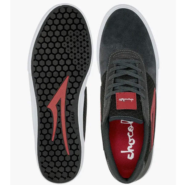 Lakai x Chocolate Flaco 2 Skate Shoes Black/Red