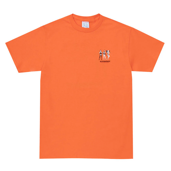Sci-Fi Fantasy Macho Girls Tee Orange