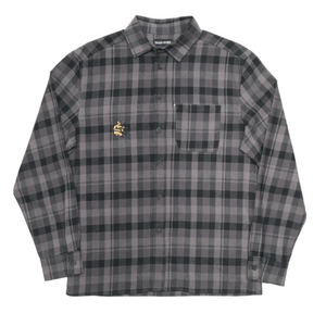 Pass~Port Skateboards Potters Mark Workers Flannel (Grey)