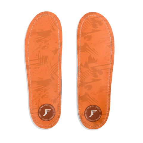 Footprint Kingfoam Orthotic Insoles Orange Camo