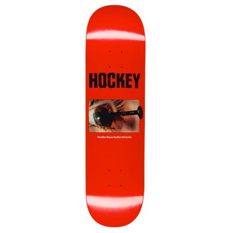 Hockey Skateboards Breakfast Insanity Ben Kadow Deck (Red) 8.25"