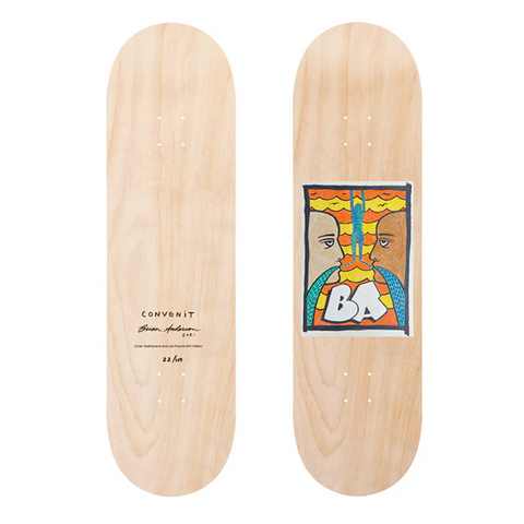 Clown Skateboards X Brian Anderson Convenit Skateboard Deck 8.25"