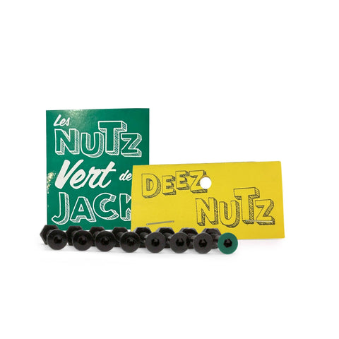 Deez Nutz Les Nutz Vert De Jack Wallbridge Pro Bolts, 1" Allen bolts