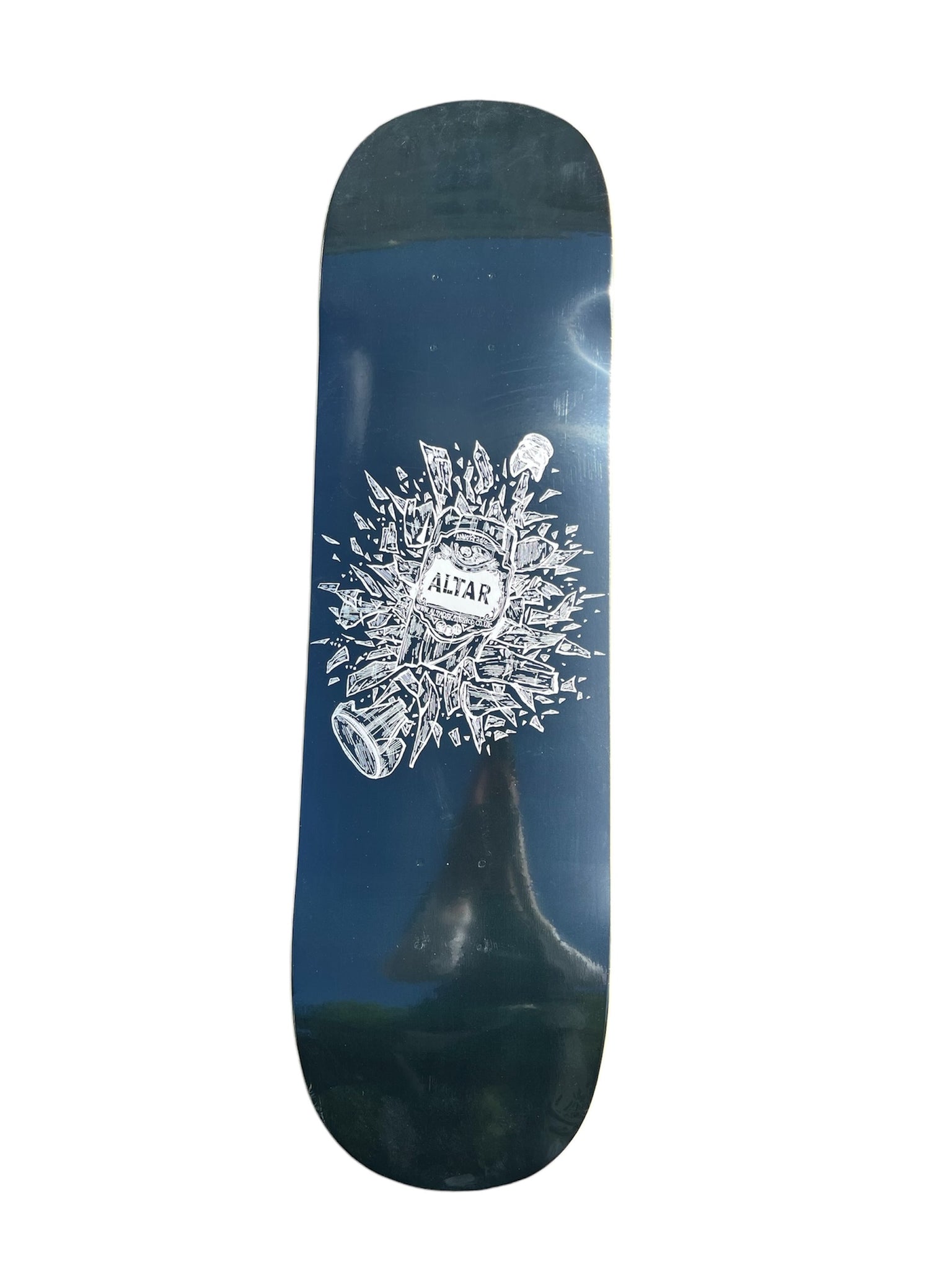 Altar Smashed Bottle By Hirotton Deck 8.25”