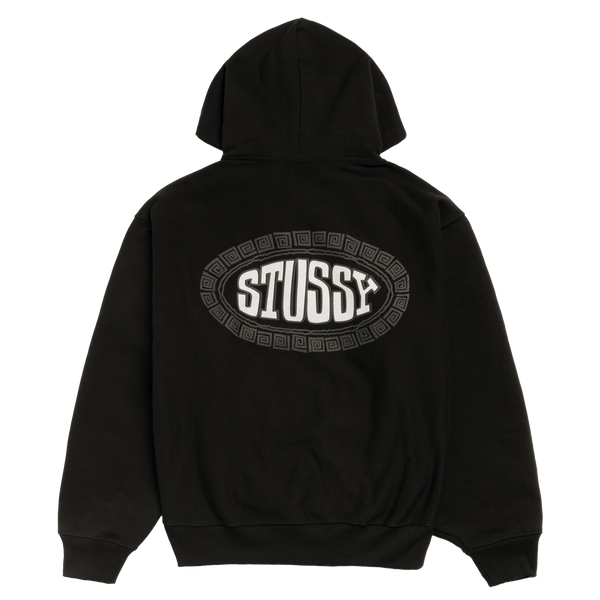 Stussy Tile Oval Hood Black