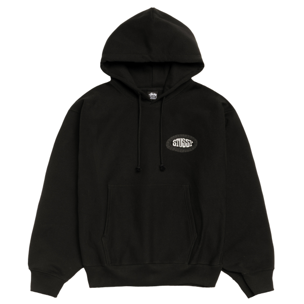 Stussy Tile Oval Hood Black
