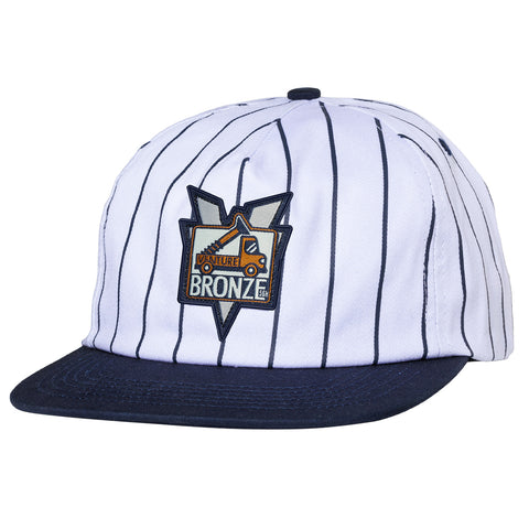Venture Trucks X Bronze Pickup 5 Panel SnapBack Cap White/Navy