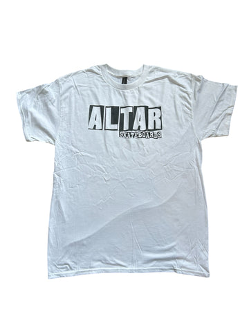 Altar Skateboards Baked Tee White