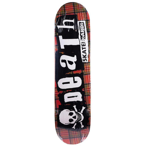 Death Skateboards Punk Tartan Deck 8.5”