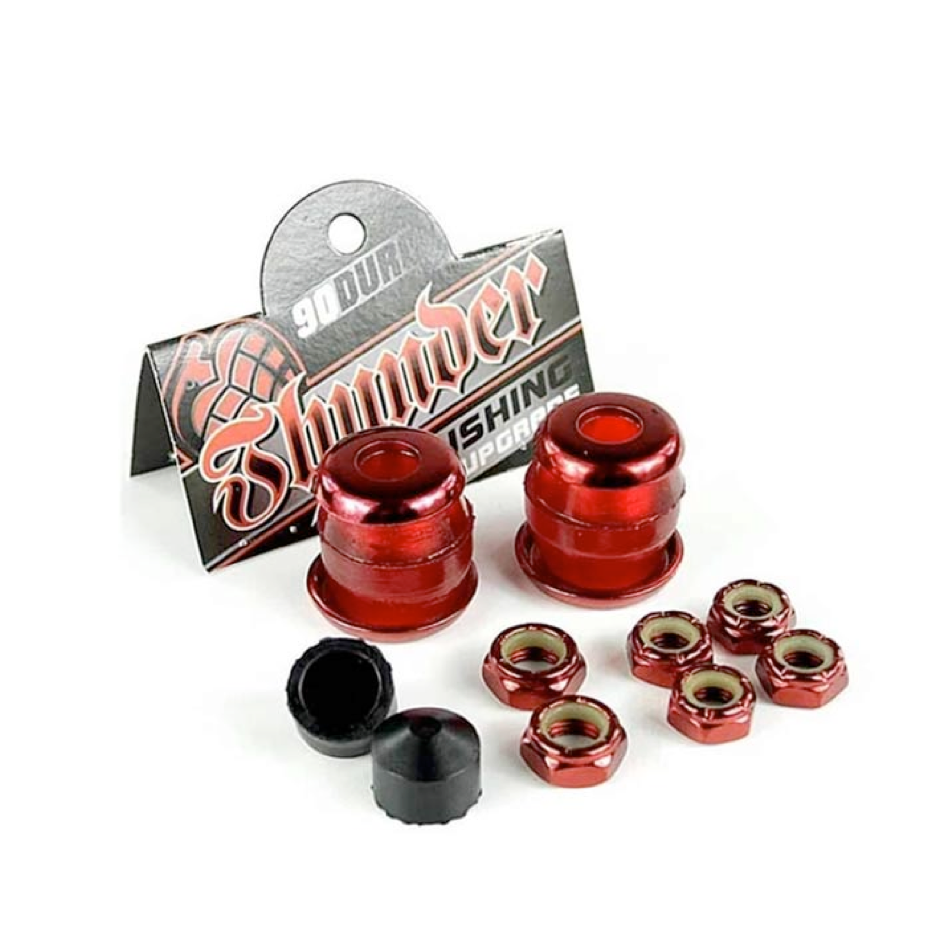 Kit De Rebuild Pour Trucks Thunder – Bushings 90 Duro, Rondelles, écrous Et Pivots