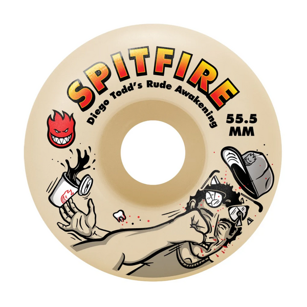 Spitfire Wheels Formula 4 99Du Diego Rude Awakening Classic 55.5mm