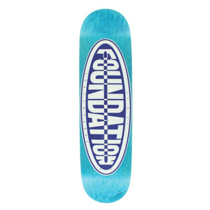 Foundation Skateboards Oval Blue 8"