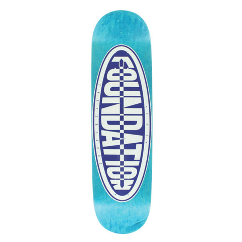 Foundation Skateboards Oval Blue 8"