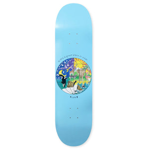 Skateboard Cafe Great Place Deck (Baby Blue) 8"