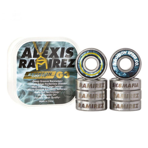Bronson Speed Co. Bearings Alexis Ramirez Pro G3 Silver