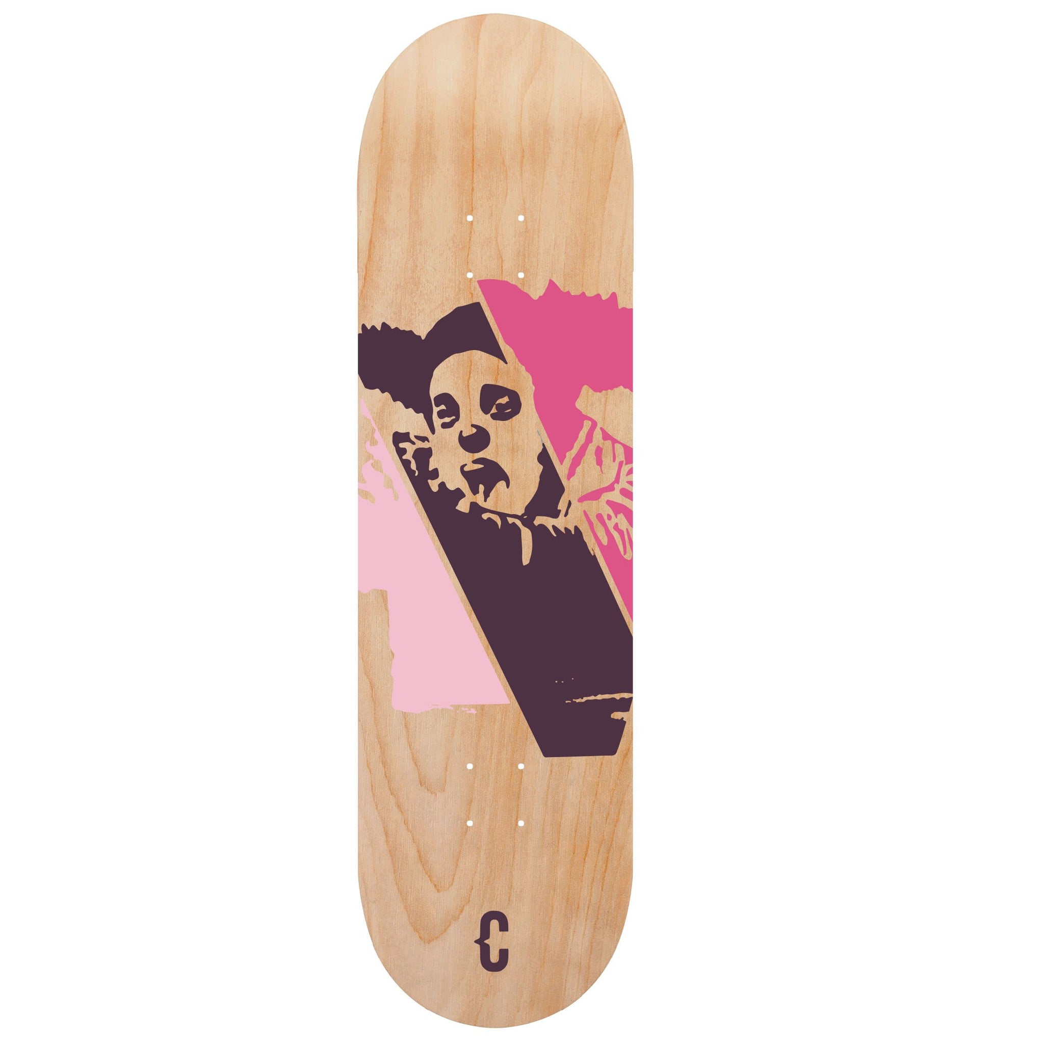 Clown Skateboards Foundation Pink/Brown/Pink Deck 8"